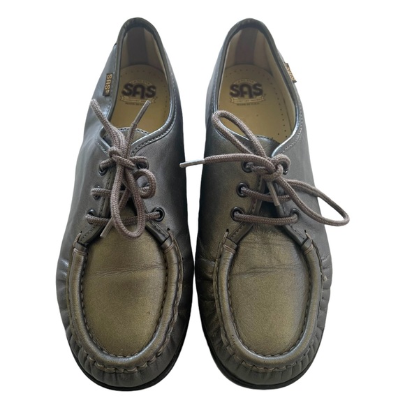 SAS Siesta Shoes Women Size 6.5 Handsewn Lace Up Oxfords Made in USA - Picture 1 of 9